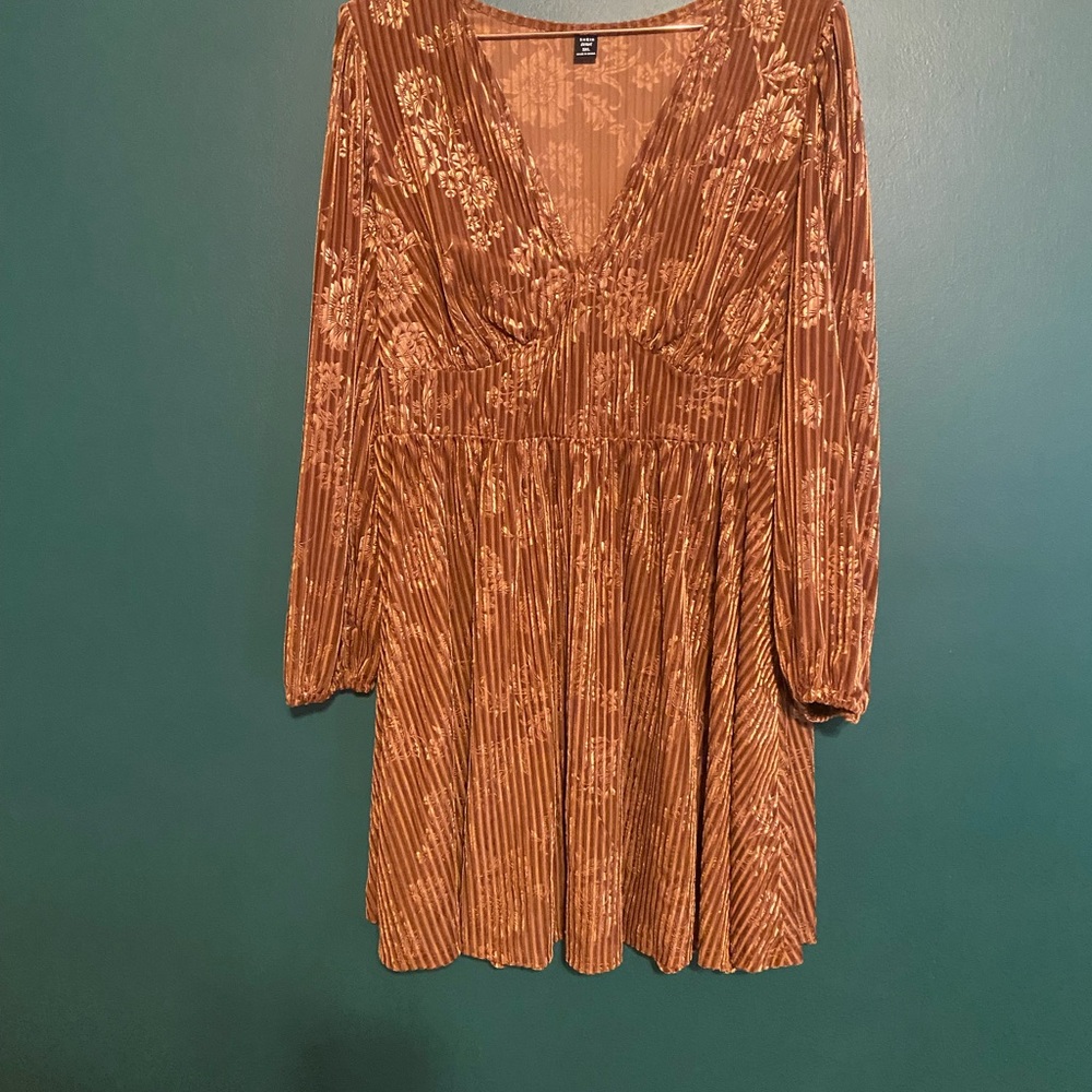 Velvet Brown Dress